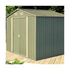 Anthracite Green Outdoor Metal Storage Shed 4x6ft 5x6ft 6x8ft 6x10ft 8x10ft Easy Assemble