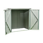 3x5ft Small Metal Garden Sheds , Outside Metal Storage Cabinet 25KG Double Hinged Door