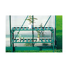 Green / Silver 2 Tier Aluminium Greenhouse Accessories Slated Staging