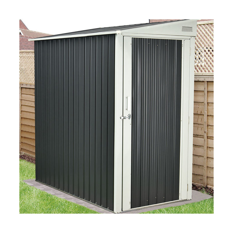 Galvanized Steel Outdoor Garden Arrow Storage Shed Compact 0.25mm With Pent Roof
