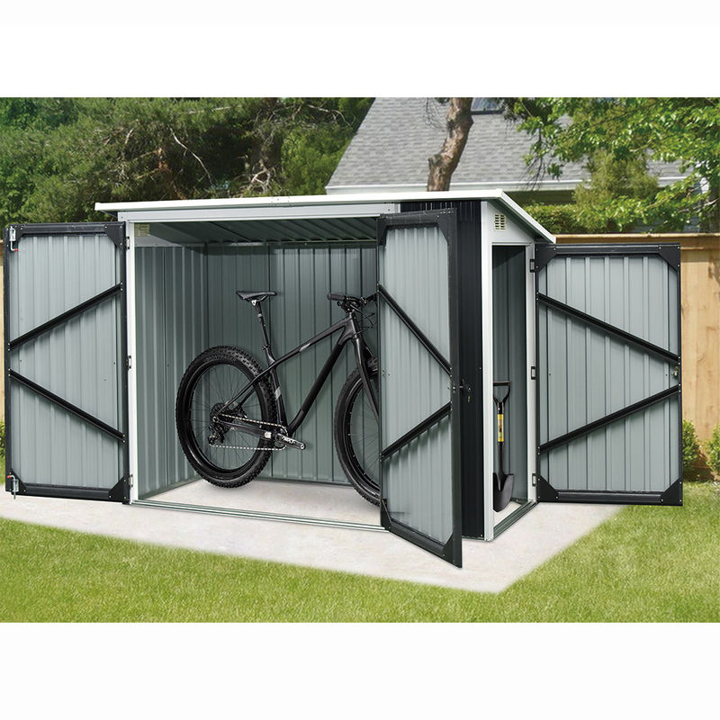 6x4ft 8x4ft Pent Roof Garden Shed , 10x10 Metal Storage Shed
