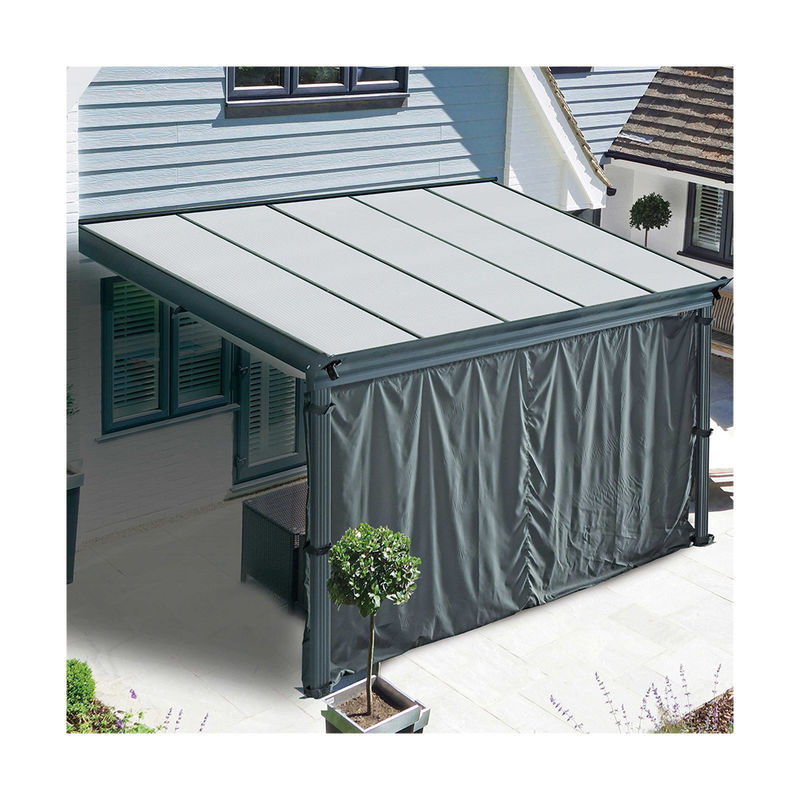 BW9 BW10 Outdoor Metal Storage Shed Multi Size Aluminum Patio Cover