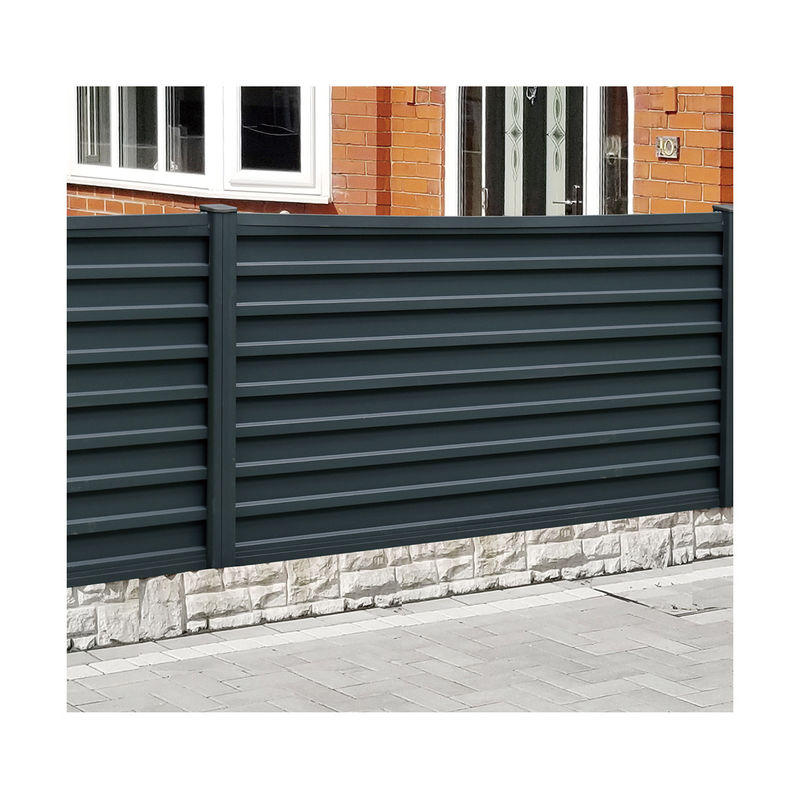 1.0mm 0.4mm Powder Coated Metal Plate Anthracite RAL7016 for Privacy Fence