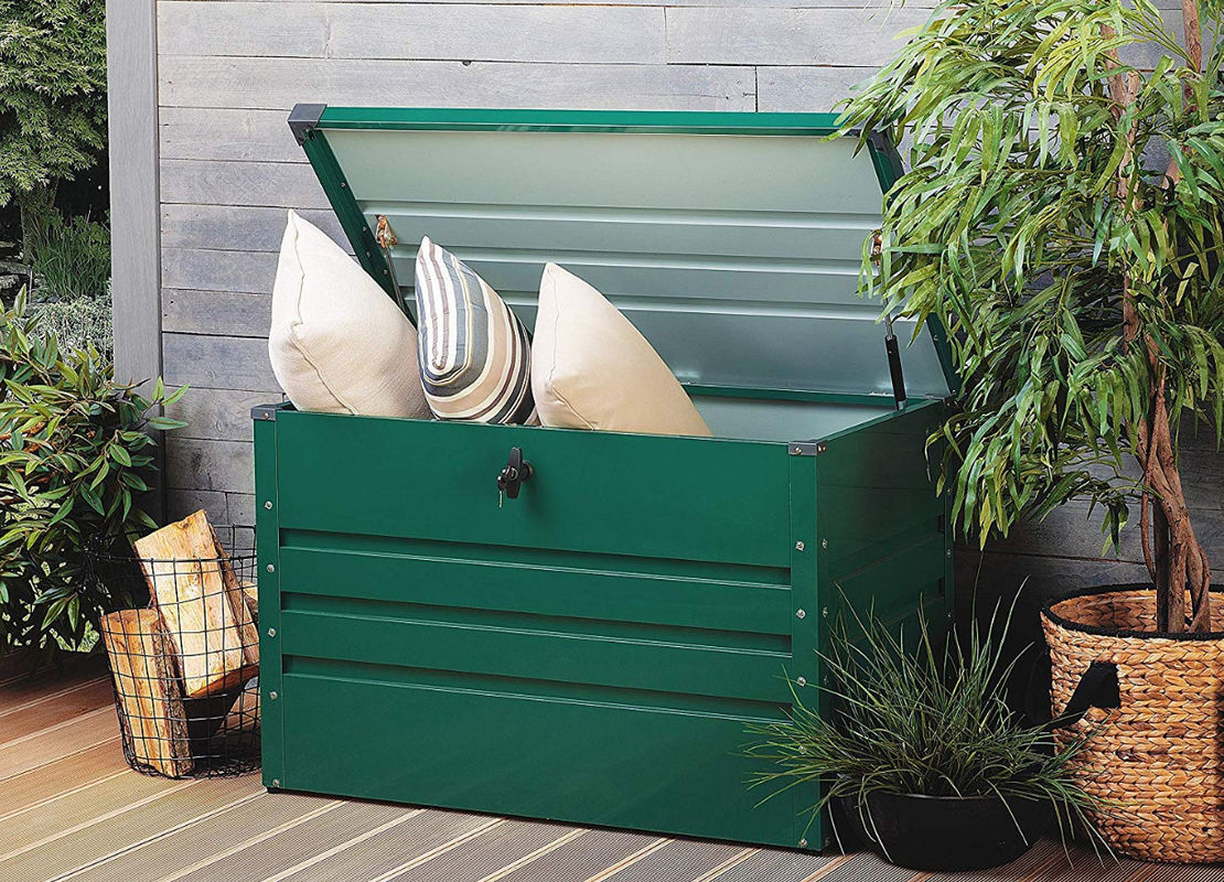 62cm 70cm Garden Cushion Box / Waterproof Outdoor Cushion Storage Box